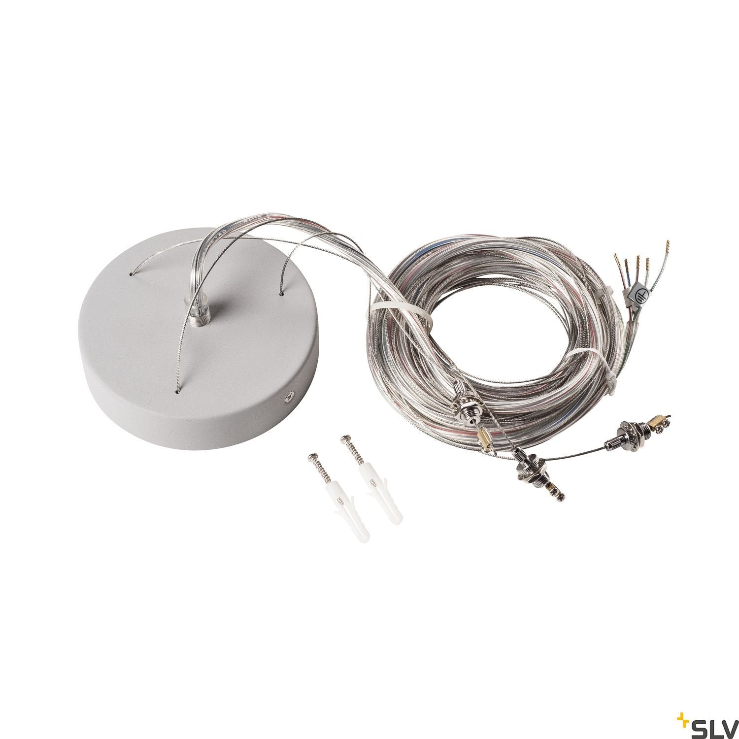 SLV MEDO 5m suspension, silver-grey 1001951