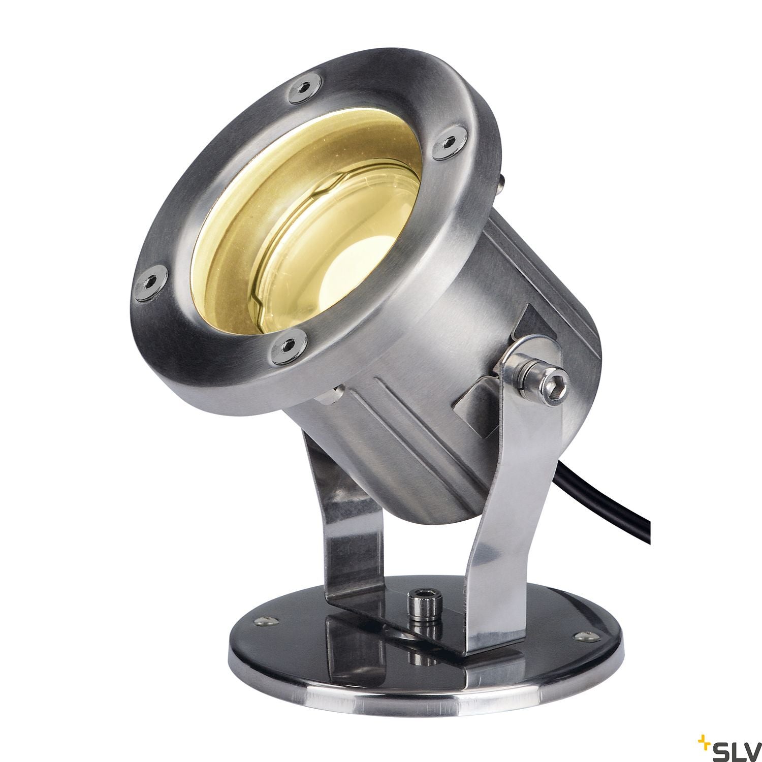 SLV NAUTILUS SPIKE, LED outdoor ground spike luminaire, stainless steel 316, IP55, 3000K 1001962