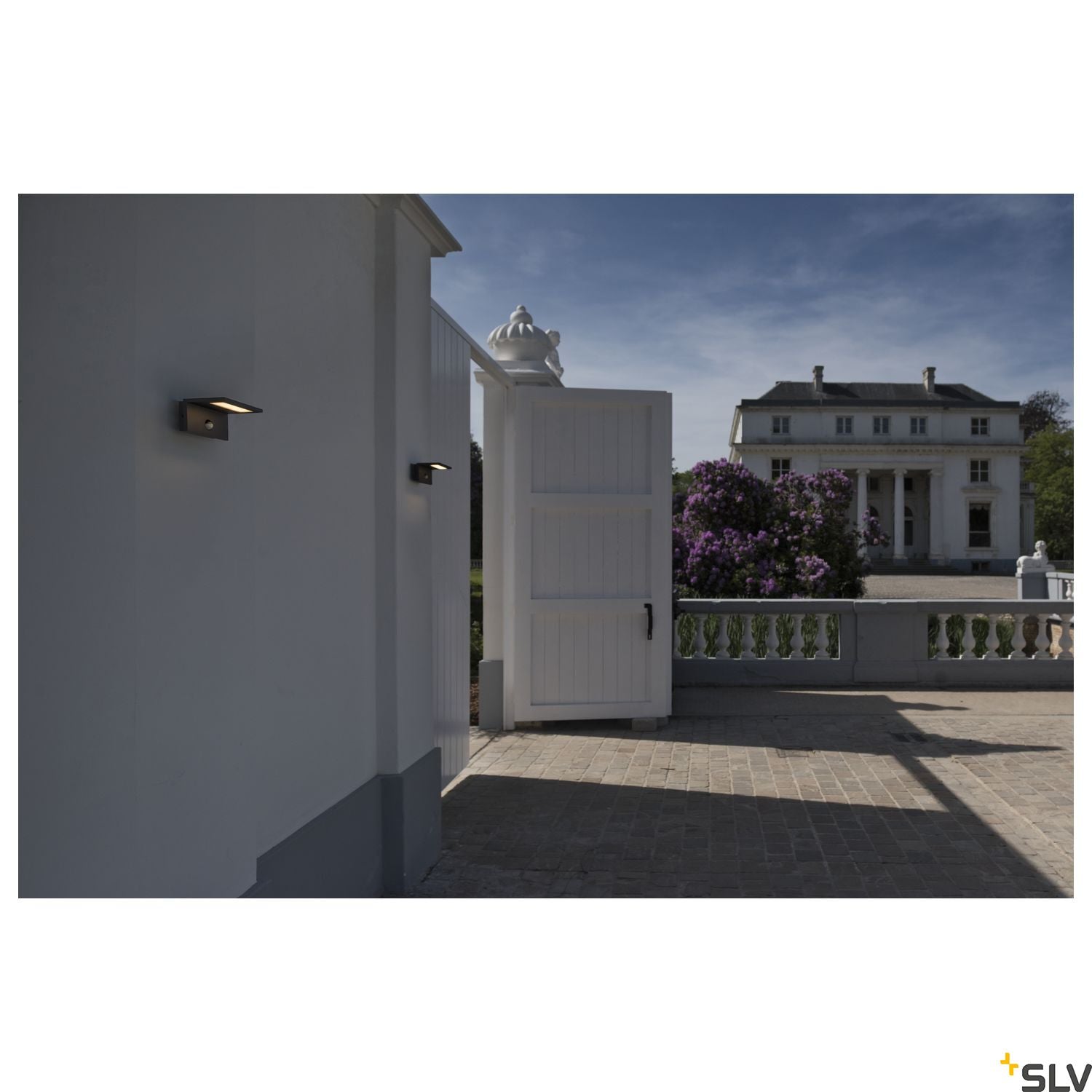 SLV LED SENSOR WL, LED Outdoor surface-mounted wall light, IP44, anthracite, 3000K 1001969