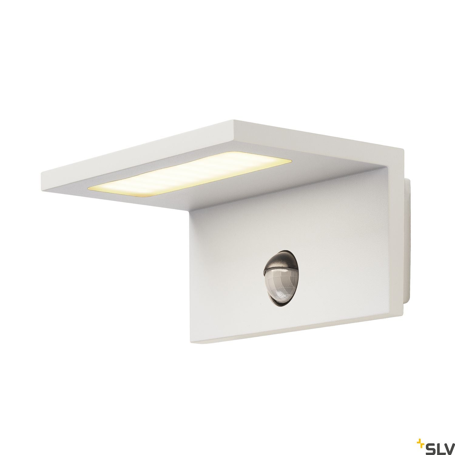 SLV LED SENSOR WL, LED Outdoor surface-mounted wall light, IP44, white, 3000K 1001970