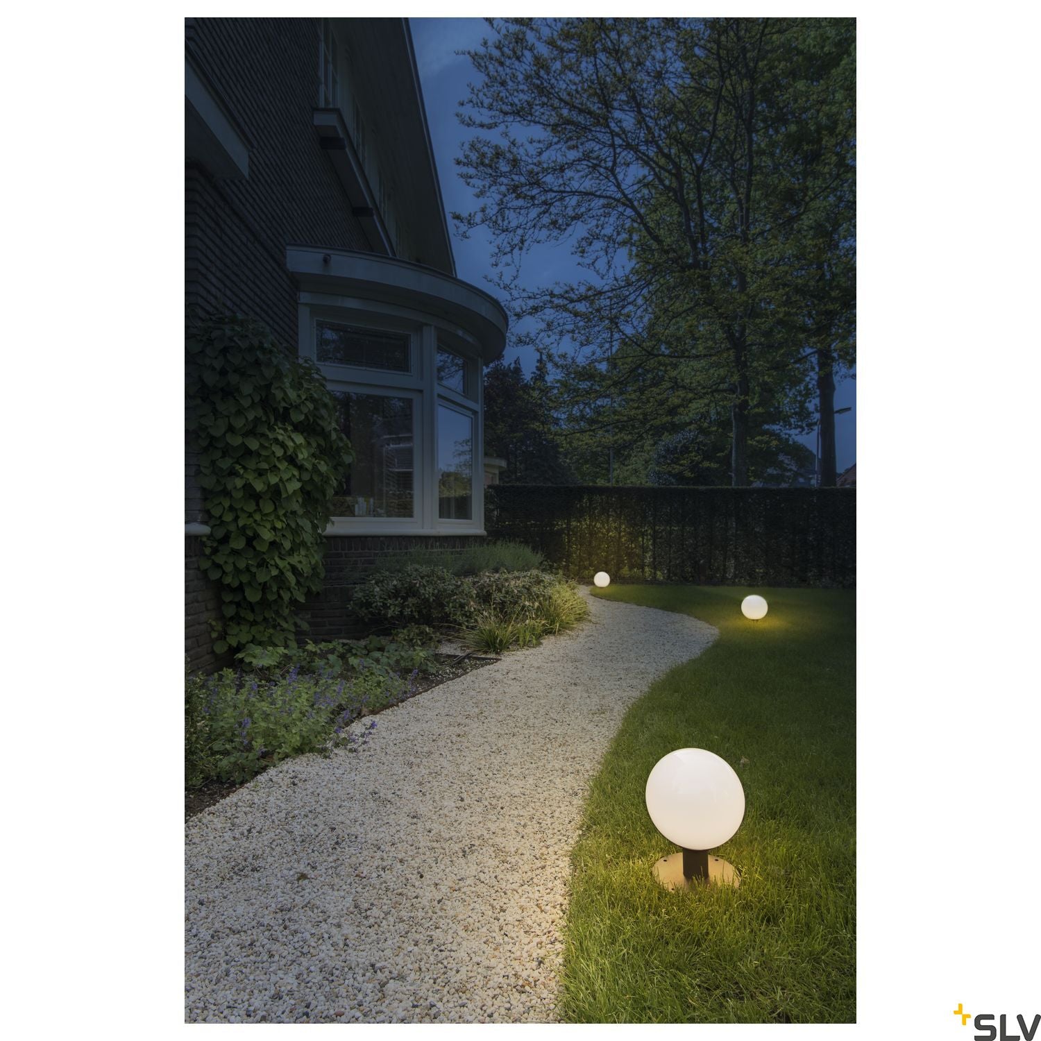 SLV GLOO PURE 27 Pole, outdoor floor stand, E27, anthracite, IP44 1001999
