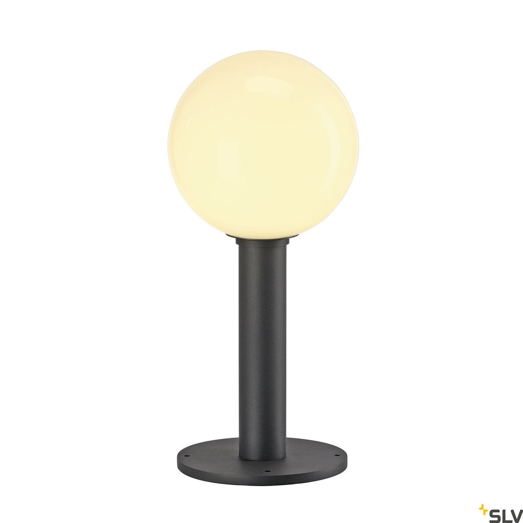 SLV GLOO PURE 44 Pole, outdoor floor stand, E27, anthracite, IP44 1002000