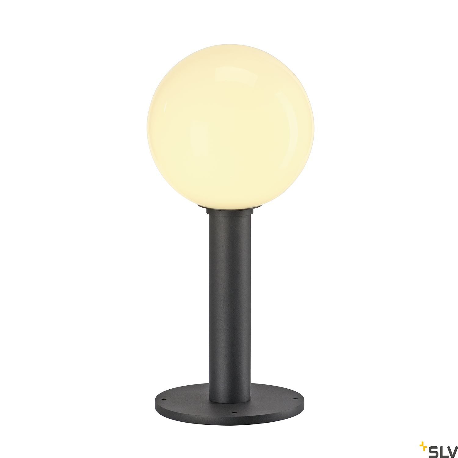 SLV GLOO PURE 44 Pole, outdoor floor stand, E27, anthracite, IP44 1002000