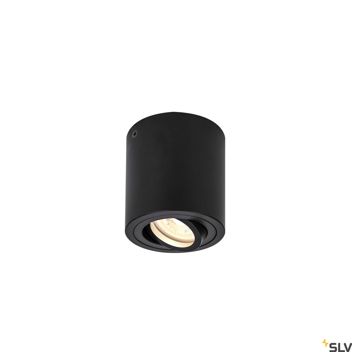 SLV TRILEDO CL, indoor surface-mounted ceiling light, QPAR51, black, max 10W 1002010