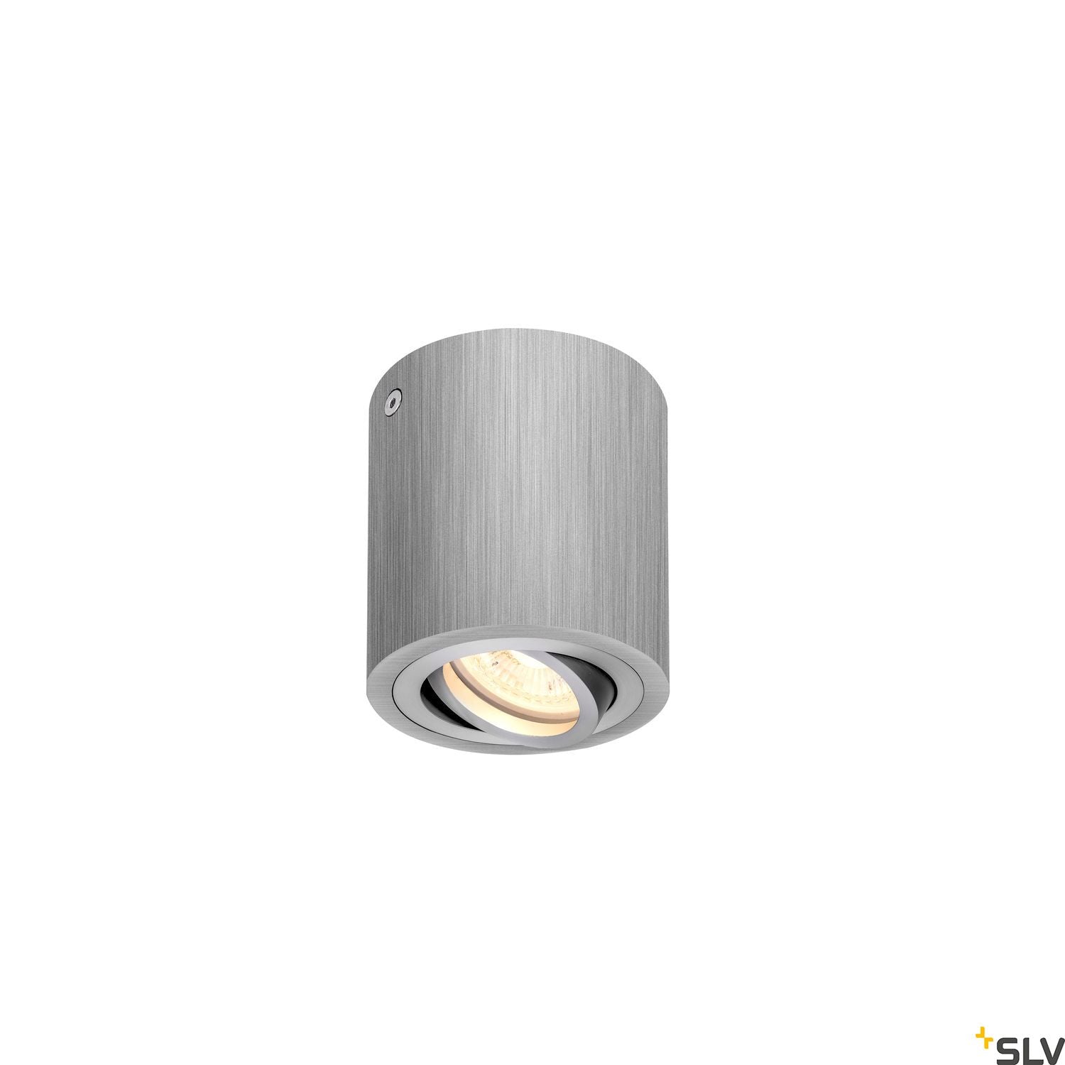 SLV TRILEDO CL, indoor surface-mounted ceiling light, QPAR51, brushed aluminium, max 10W 1002012