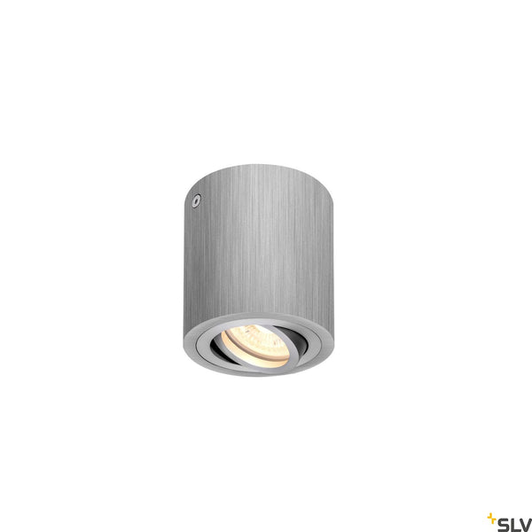SLV TRILEDO CL, indoor surface-mounted ceiling light, QPAR51, brushed aluminium, max 10W 1002012