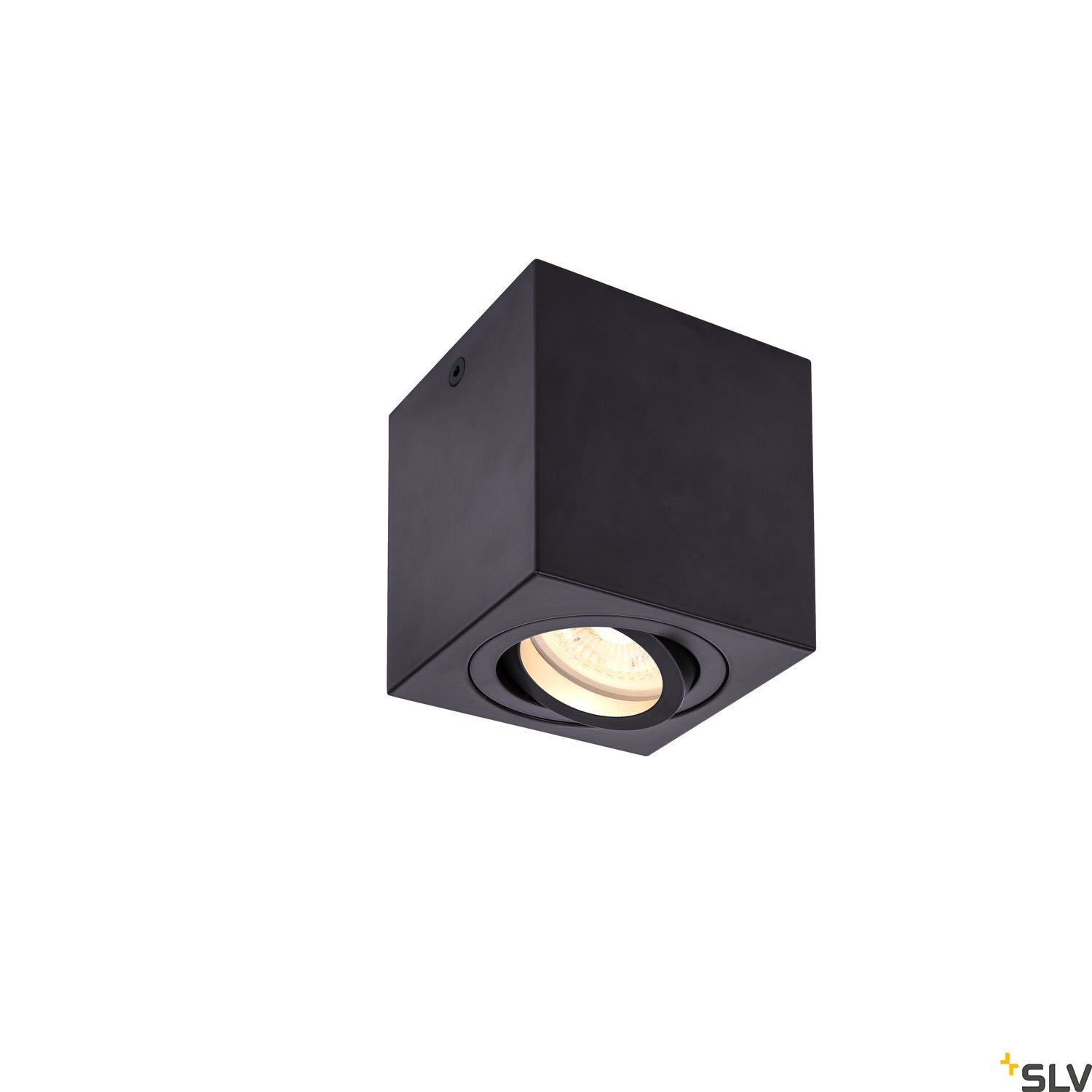 SLV TRILEDO CL, indoor surface-mounted ceiling light, QPAR51, black, max 10W 1002013