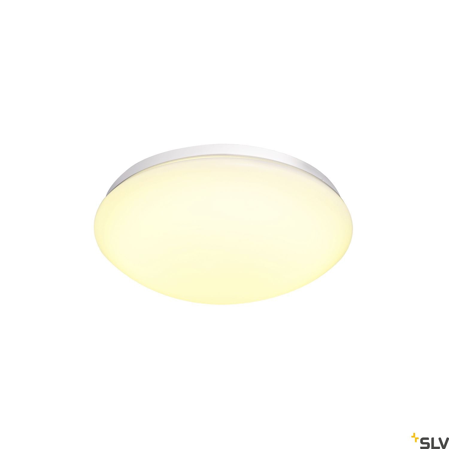 SLV LIPSY 30 Dome, LED Outdoor surface-mounted wall and ceiling light, white, IP44, 3000/4000K 1002020