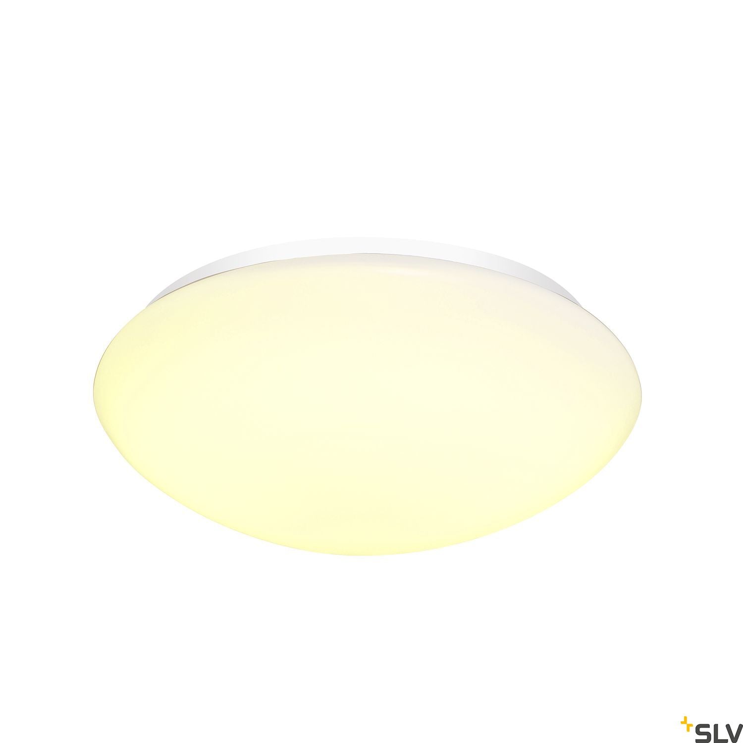 SLV LIPSY 40 Dome, LED Outdoor surface-mounted wall and ceiling light, white, IP44, 3000/4000K 1002021