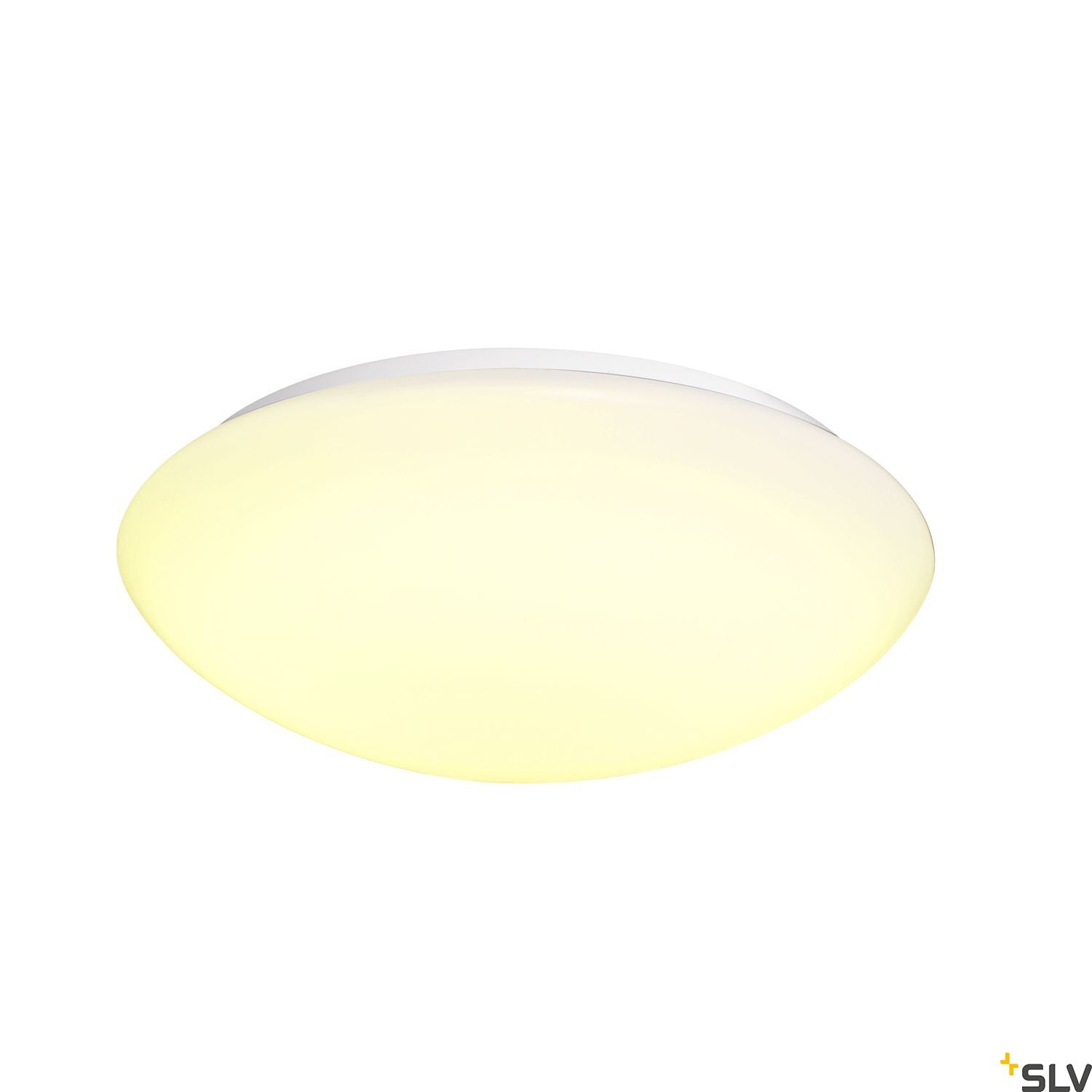 SLV LIPSY 50 Dome, LED Outdoor surface-mounted wall and ceiling light, white, IP44, 3000/4000K 1002022