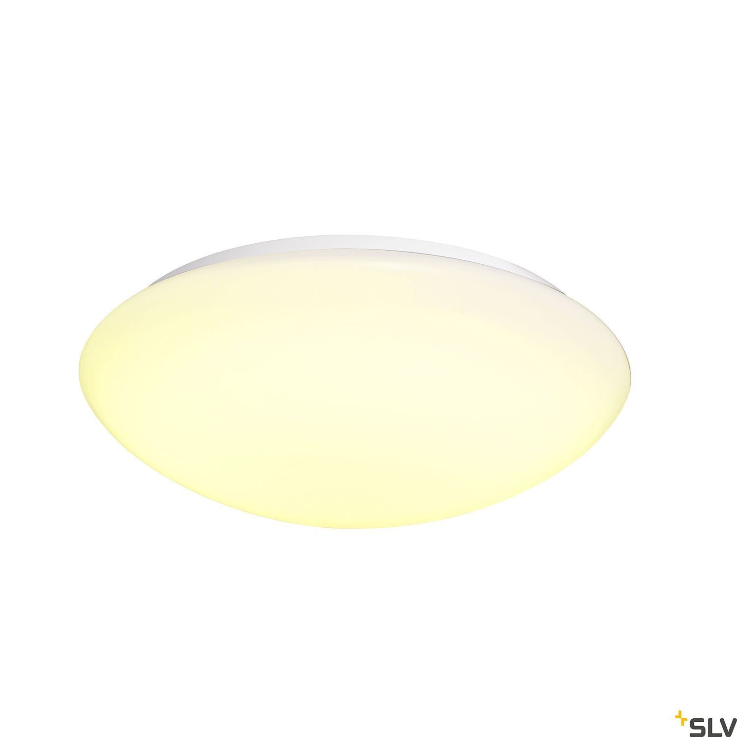 SLV LIPSY 50 Dome, LED Outdoor surface-mounted wall and ceiling light, white, IP44, 3000/4000K 1002022