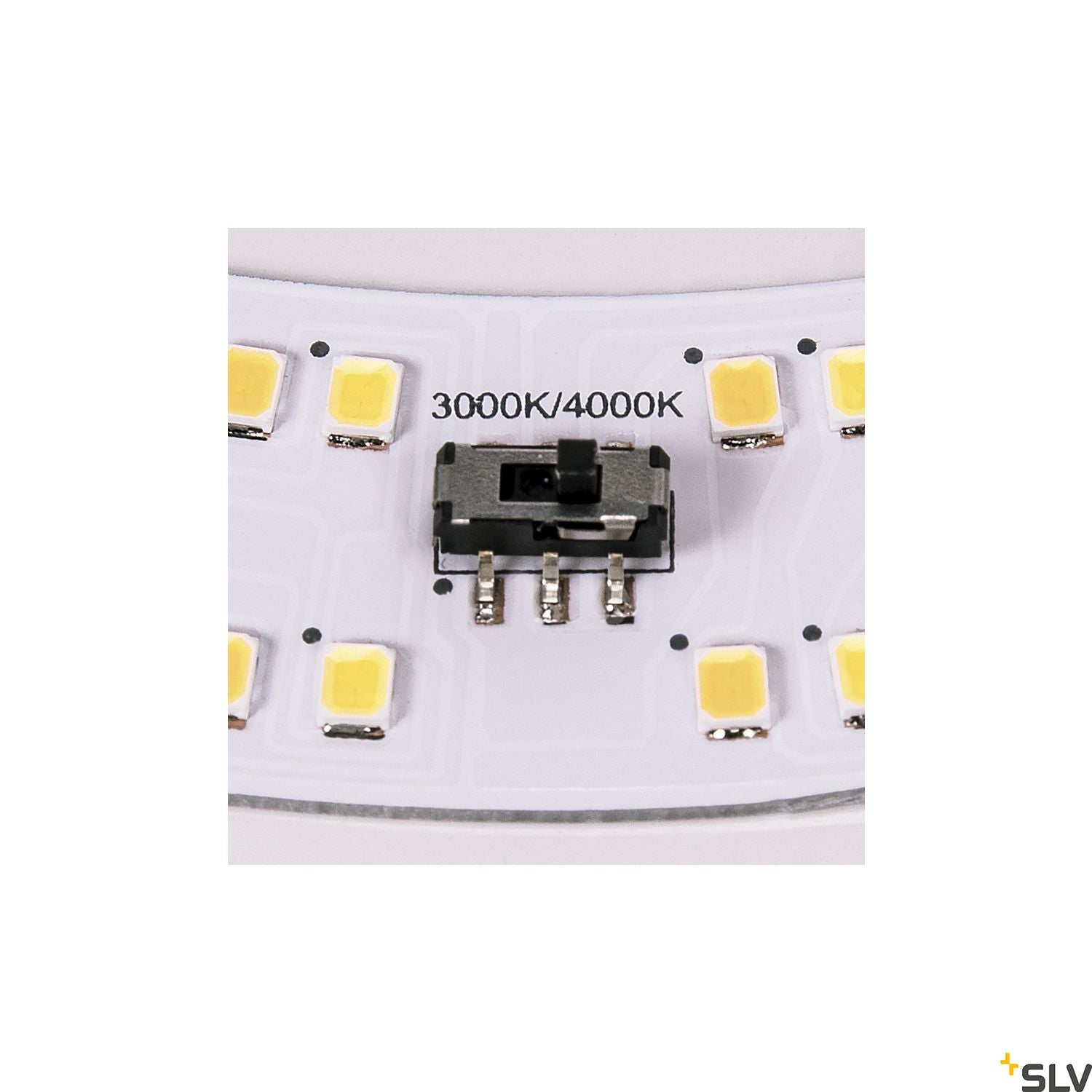 SLV LIPSY 50 Dome, LED Outdoor surface-mounted wall and ceiling light, white, IP44, 3000/4000K 1002022