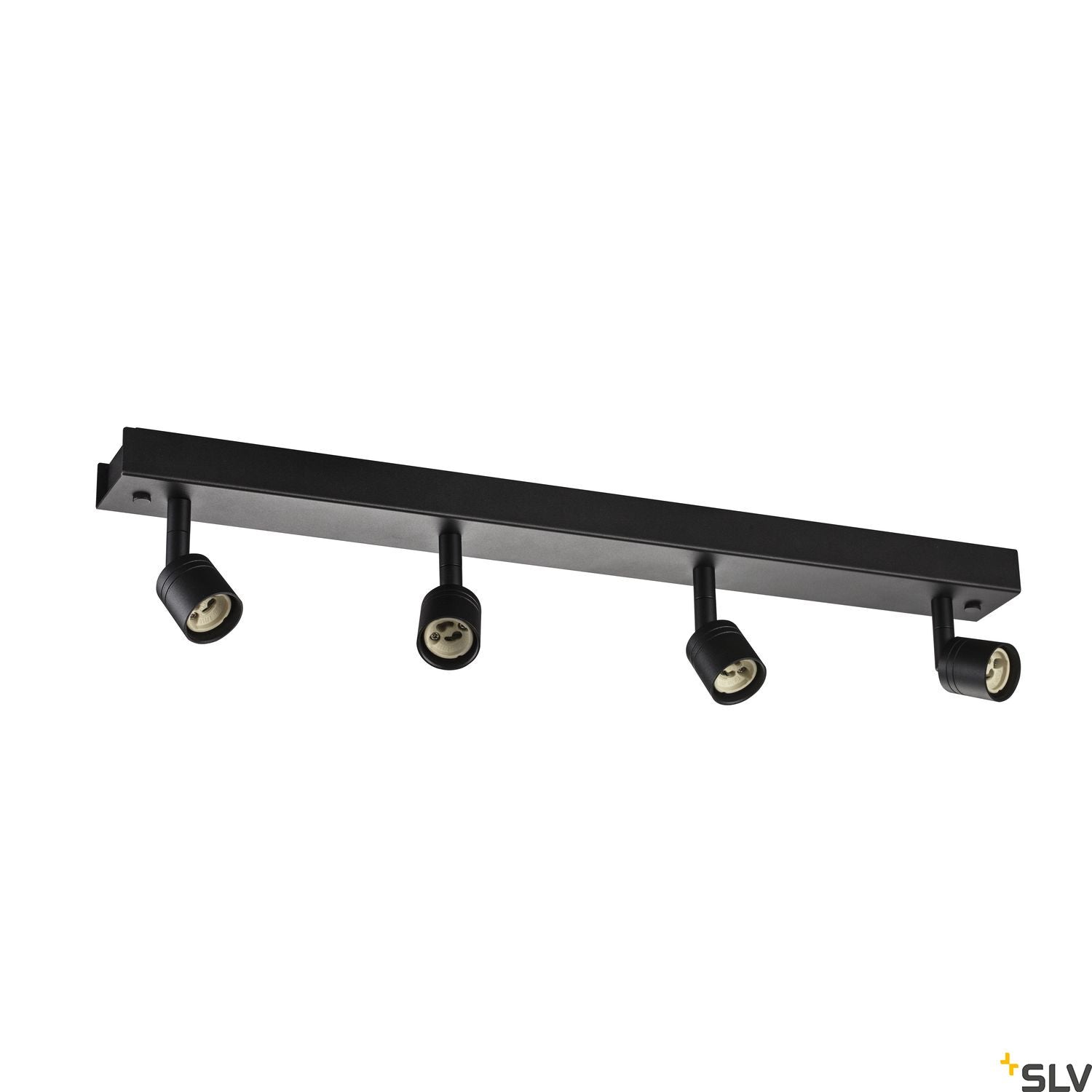 SLV PURI CW, Indoor surface-mounted wall and ceiling light, quad, QPAR51, black, 4x50W 1002029