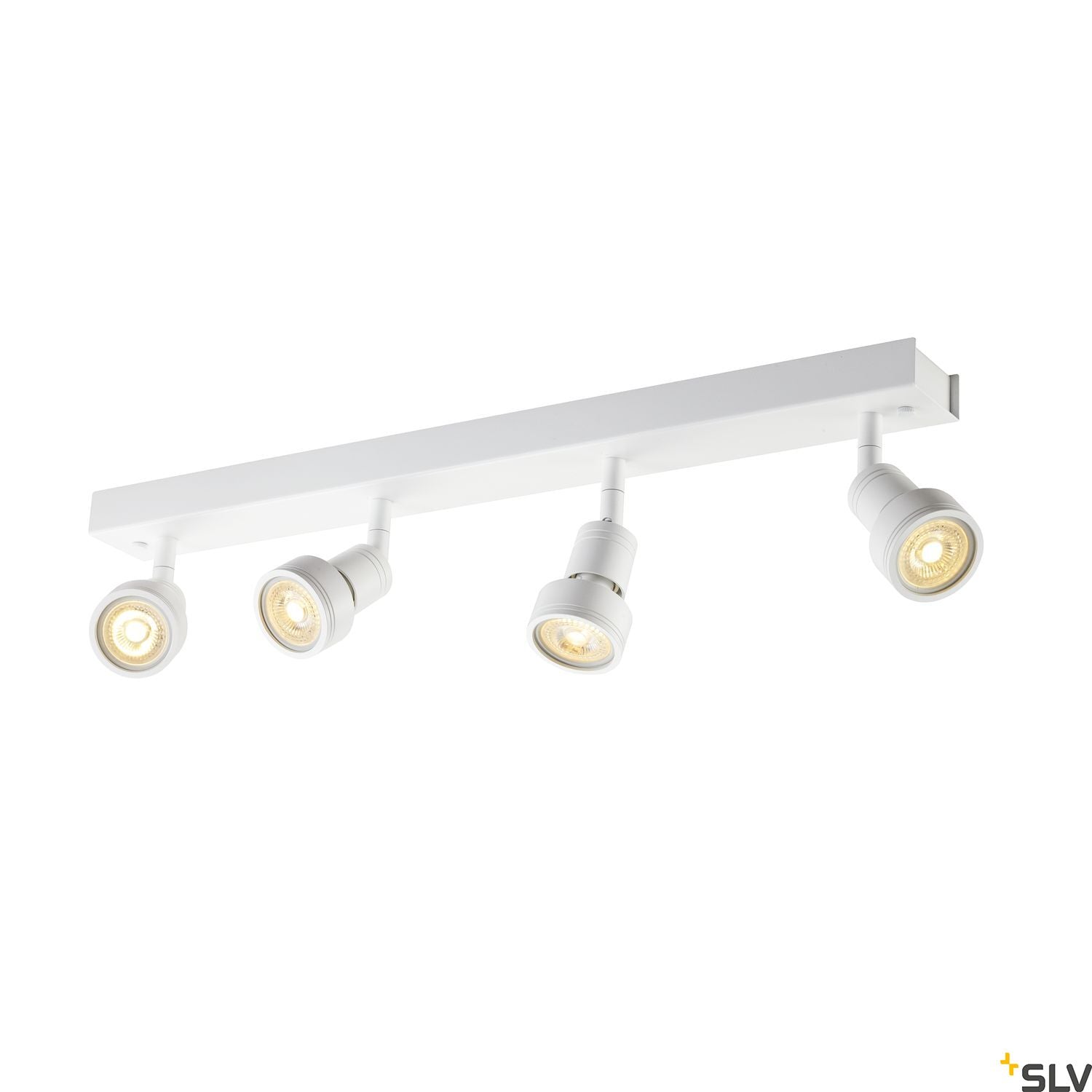 SLV PURI CW, Indoor surface-mounted wall and ceiling light, quad, QPAR51, white, 4x50W 1002030