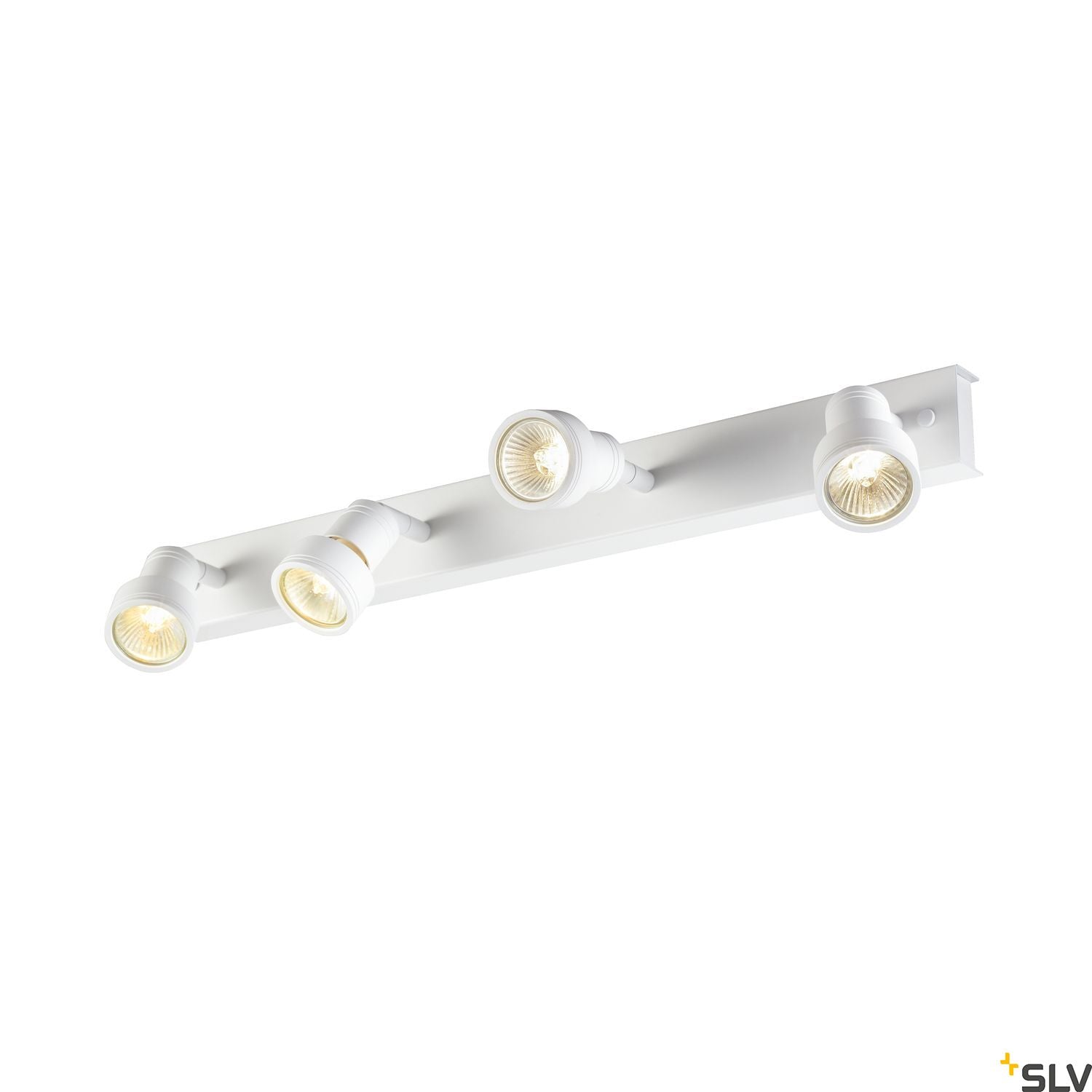 SLV PURI CW, Indoor surface-mounted wall and ceiling light, quad, QPAR51, white, 4x50W 1002030