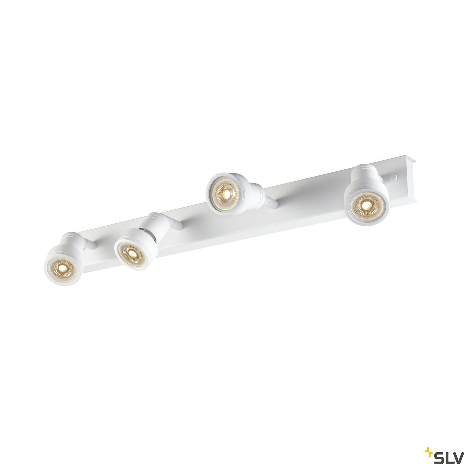 SLV PURI CW, Indoor surface-mounted wall and ceiling light, quad, QPAR51, white, 4x50W 1002030