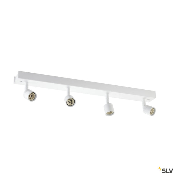 SLV PURI CW, Indoor surface-mounted wall and ceiling light, quad, QPAR51, white, 4x50W 1002030