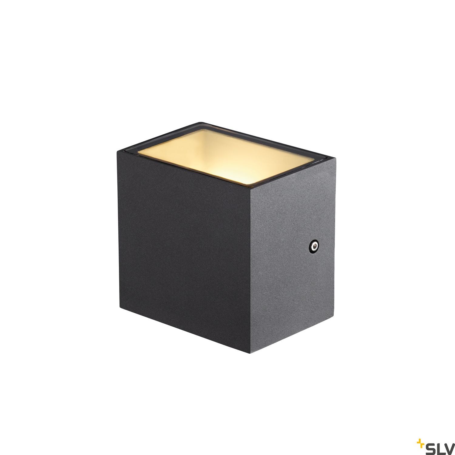 SLV SITRA CUBE WL, LED outdoor surface-mounted wall and ceiling light, anthracite, IP44, 3000K, 10W 1002032