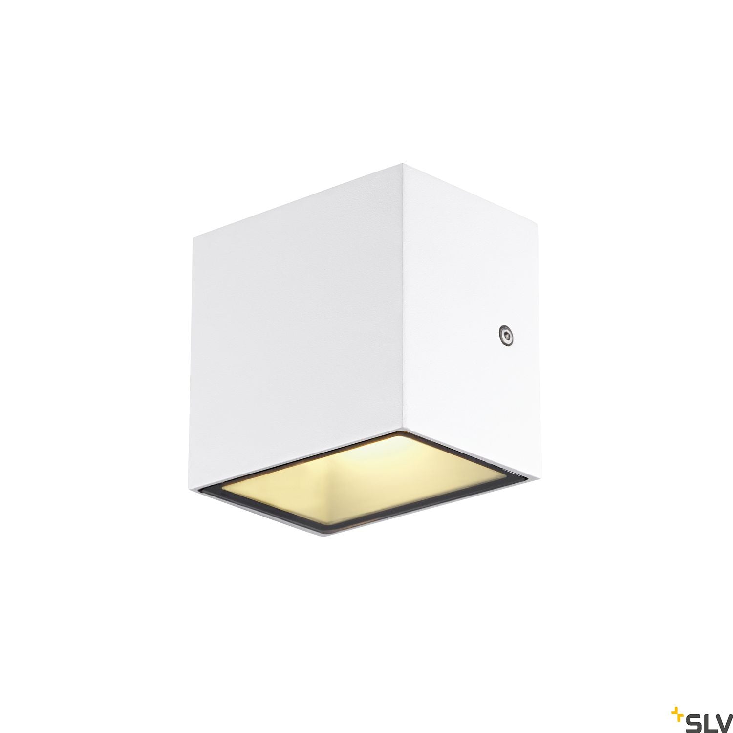 SLV SITRA CUBE WL, LED outdoor surface-mounted wall and ceiling light, white, IP44, 3000K, 10W 1002033