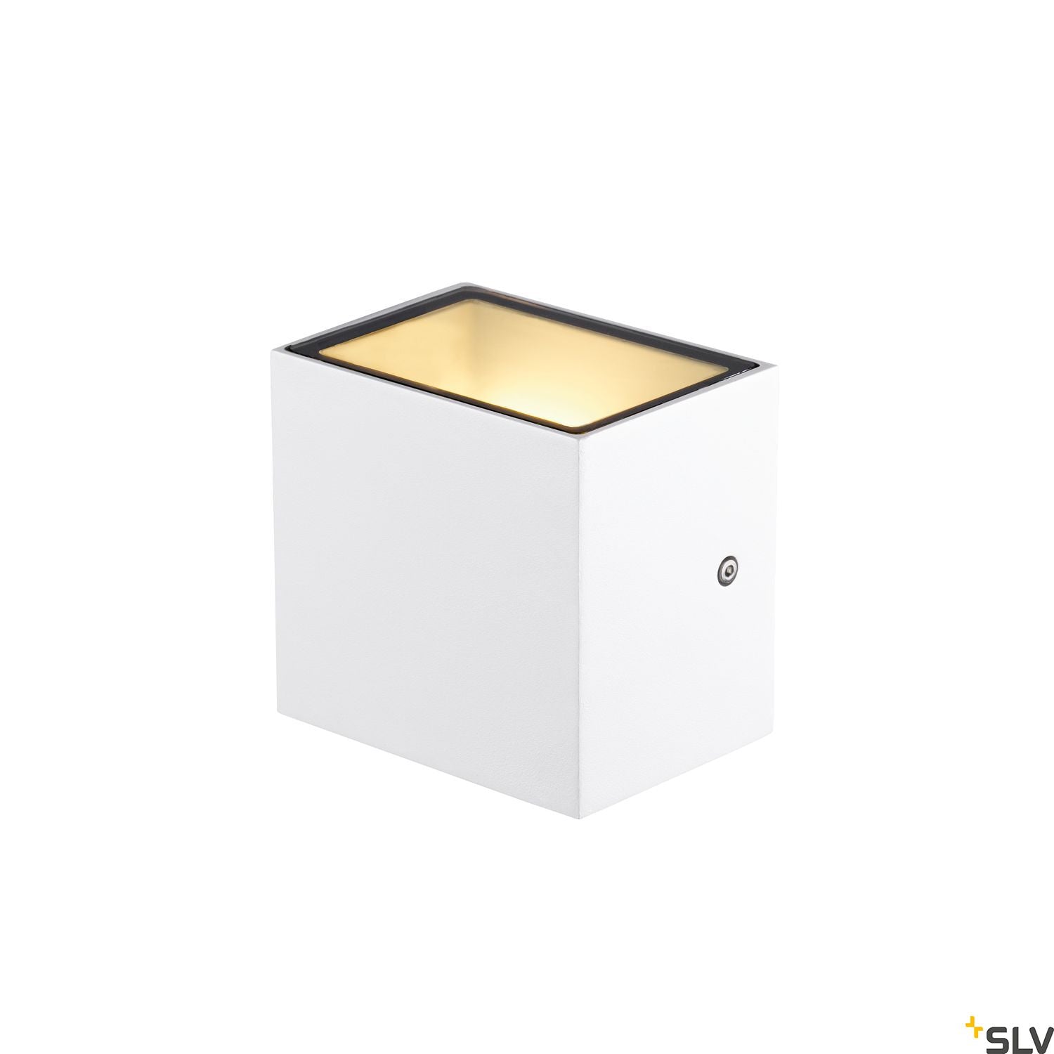 SLV SITRA CUBE WL, LED outdoor surface-mounted wall and ceiling light, white, IP44, 3000K, 10W 1002033