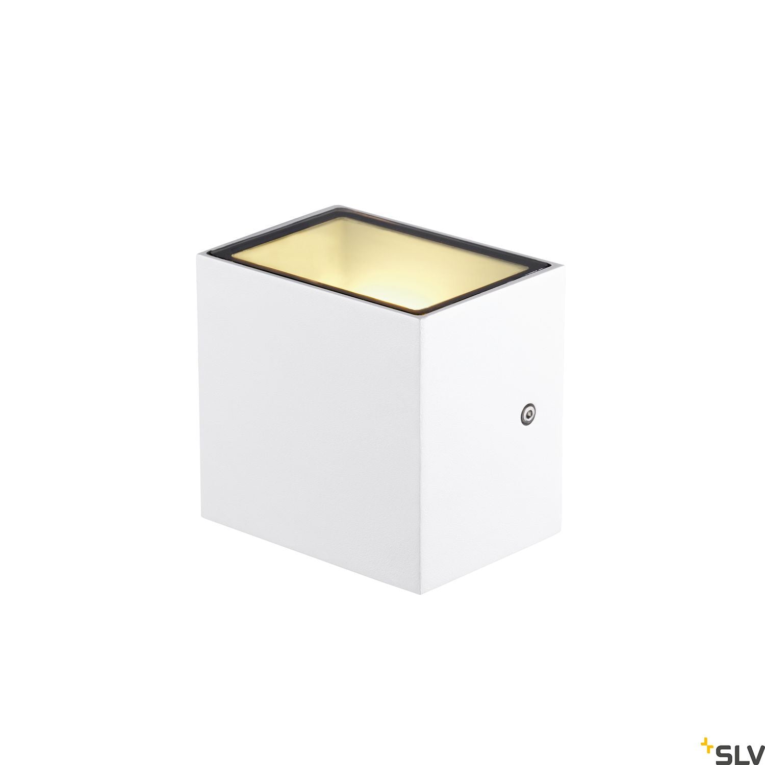 SLV SITRA CUBE WL, LED outdoor surface-mounted wall and ceiling light, white, IP44, 3000K, 10W 1002033