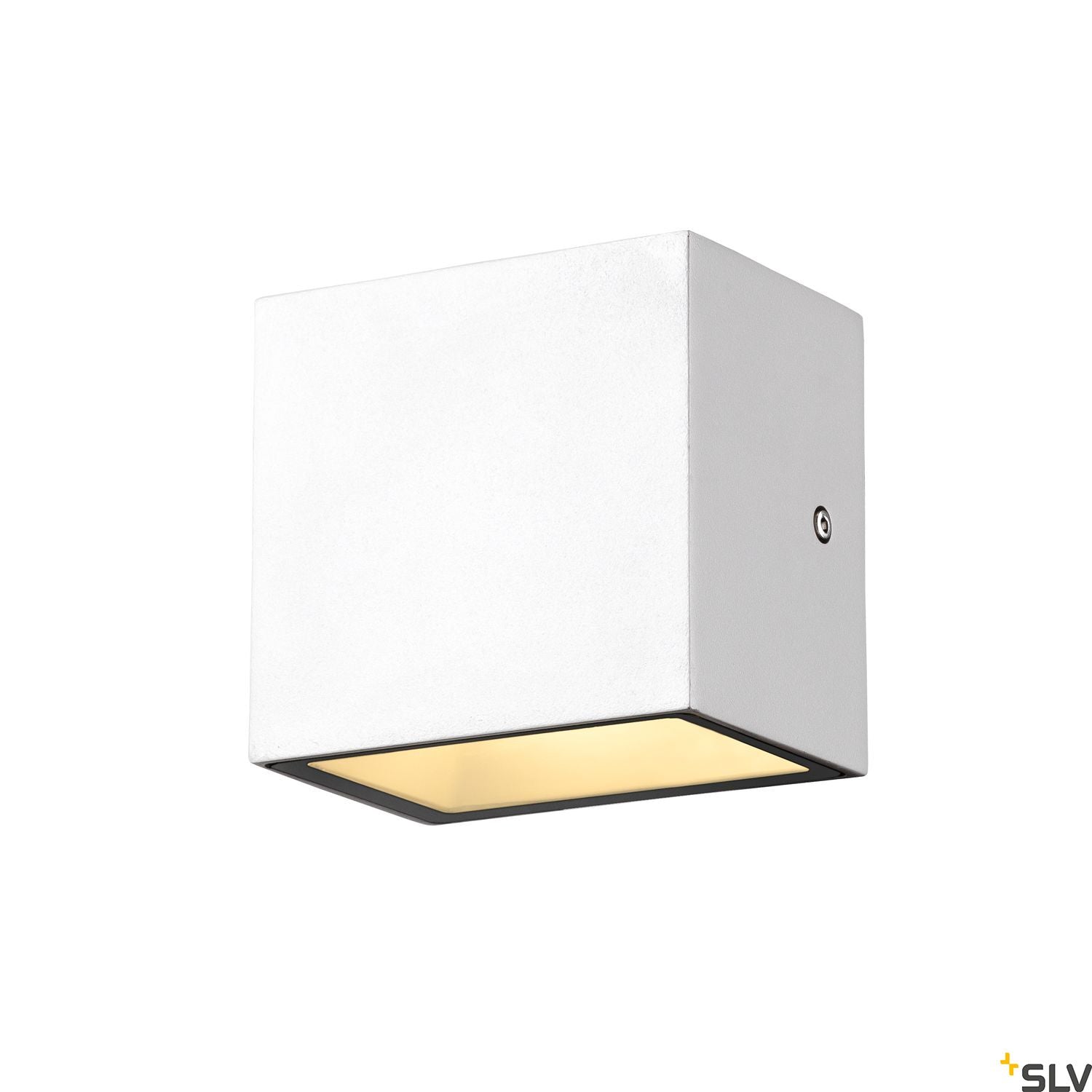 SLV SITRA CUBE WL, LED outdoor surface-mounted wall and ceiling light, white, IP44, 3000K, 10W 1002033