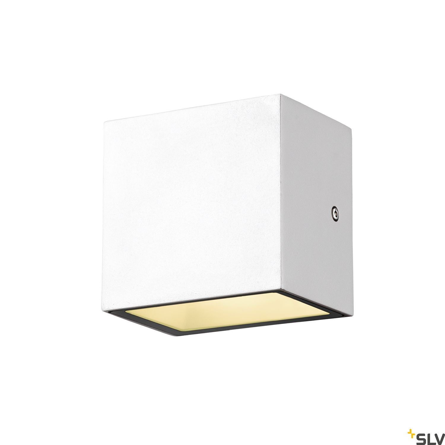SLV SITRA CUBE WL, LED outdoor surface-mounted wall and ceiling light, white, IP44, 3000K, 10W 1002033