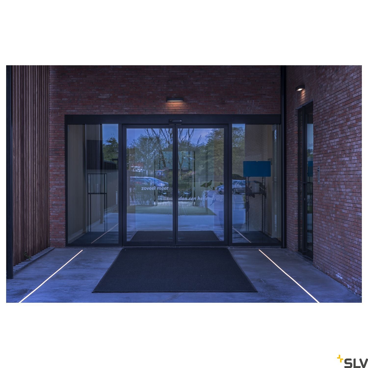 SLV PEMA® WL, LED Outdoor surface-mounted wall light, IP54, anthracite, 3000K 1002069