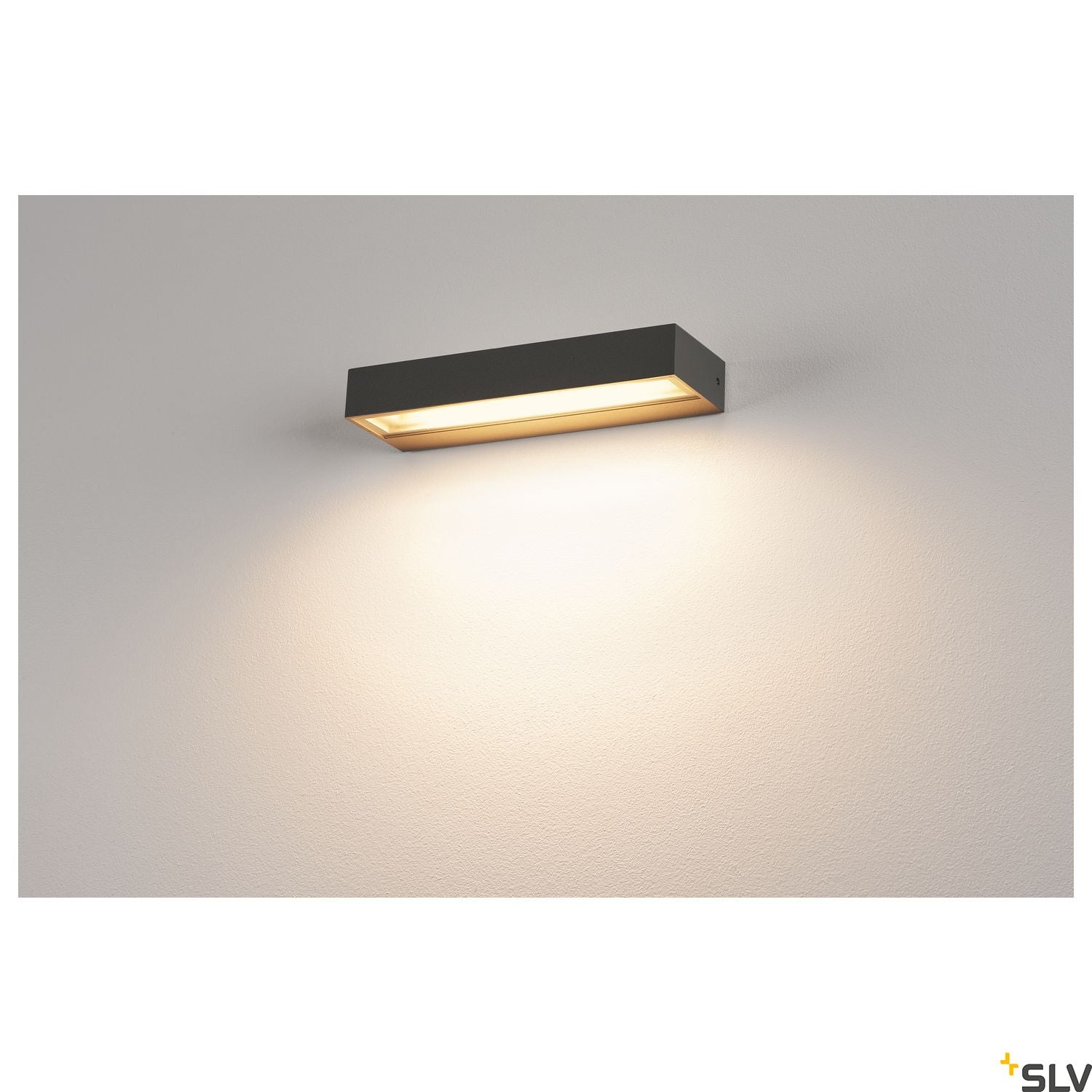SLV PEMA® WL, LED Outdoor surface-mounted wall light, IP54, anthracite, 3000K 1002069