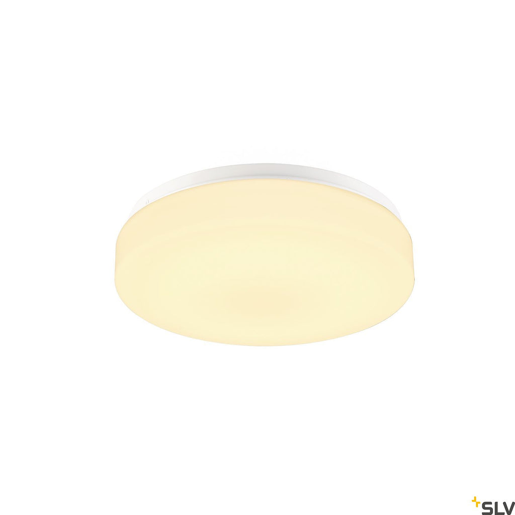 SLV LIPSY 30 Drum CW, LED Outdoor surface-mounted wall and ceiling light, white, IP44 3000/4000K 1002075
