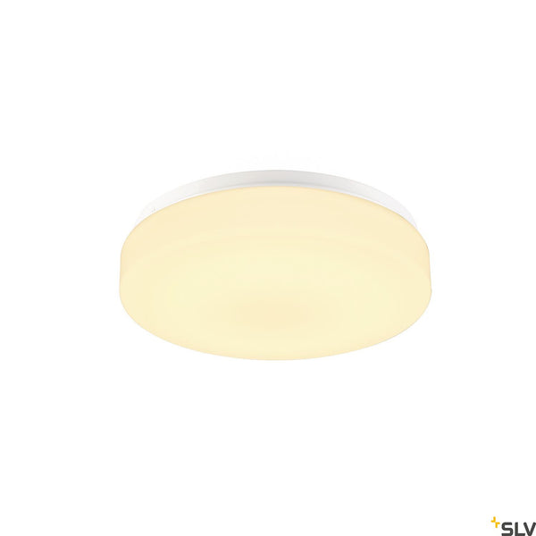 SLV LIPSY 30 Drum CW, LED Outdoor surface-mounted wall and ceiling light, white, IP44 3000/4000K 1002075