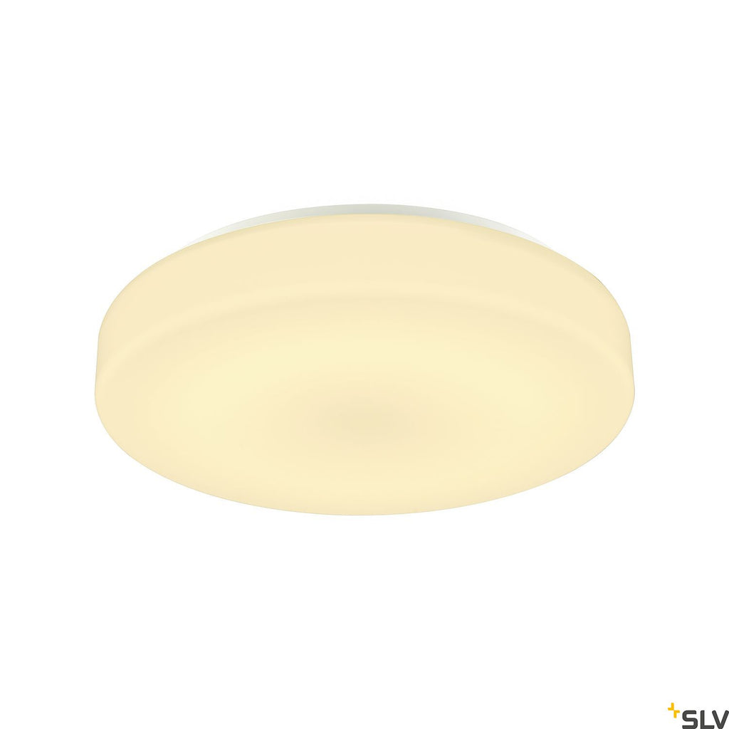 SLV LIPSY 40 Drum CW, LED Outdoor surface-mounted wall and ceiling light, white, IP44 3000/4000K 1002076