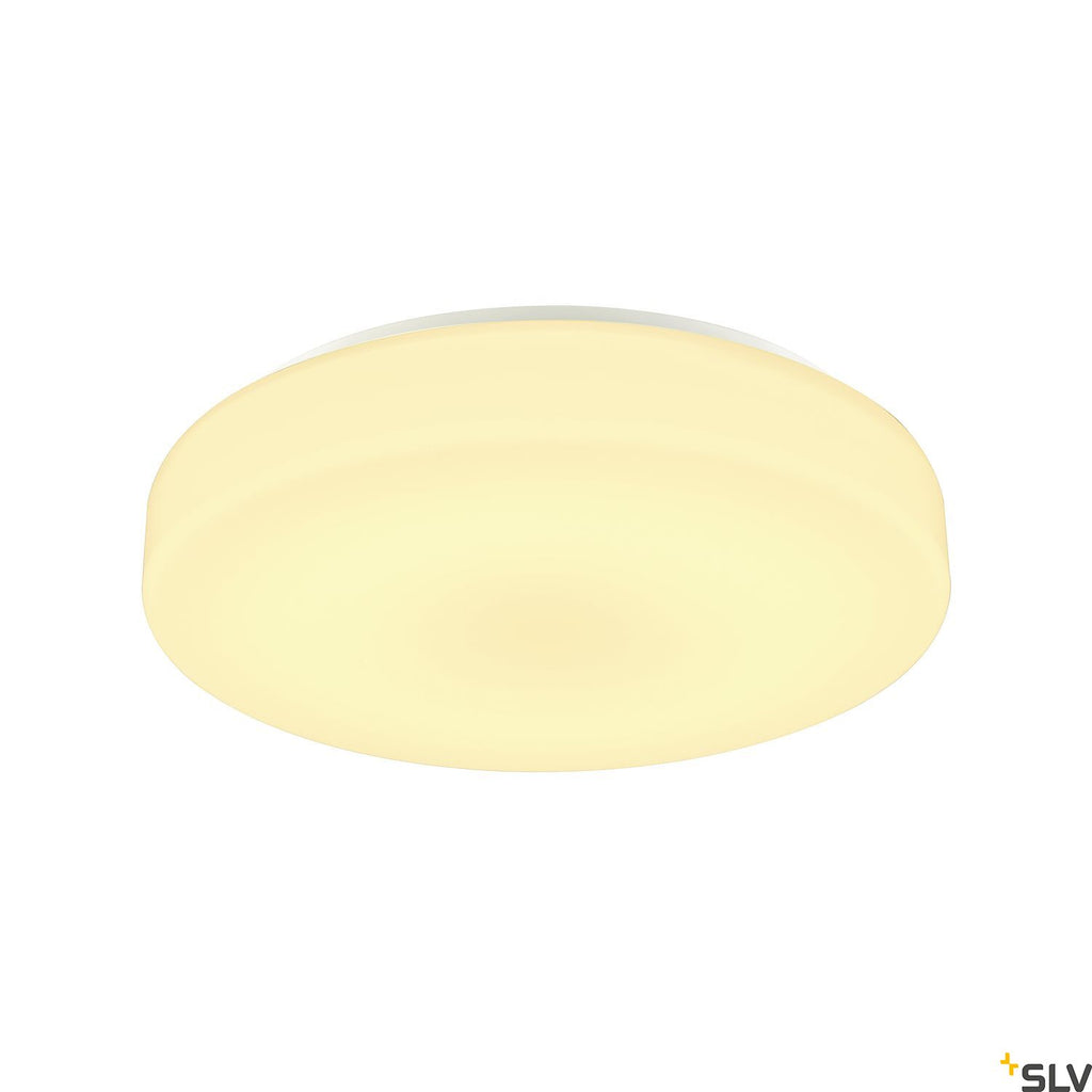 SLV LIPSY 40 Drum CW, LED Outdoor surface-mounted wall and ceiling light, white, IP44 3000/4000K 1002076