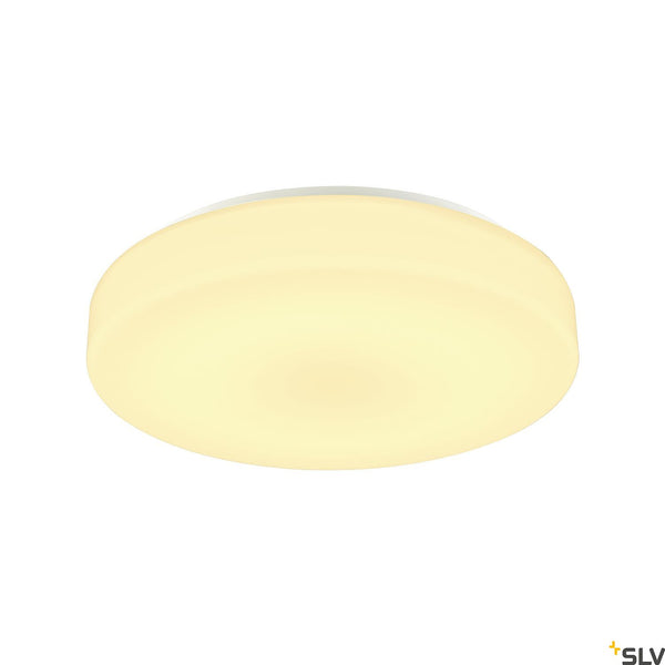 SLV LIPSY 40 Drum CW, LED Outdoor surface-mounted wall and ceiling light, white, IP44 3000/4000K 1002076