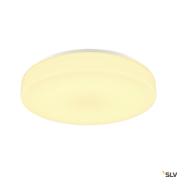 SLV LIPSY 50 Drum CW, LED Outdoor surface-mounted wall and ceiling light, white, IP44 3000/4000K 1002077