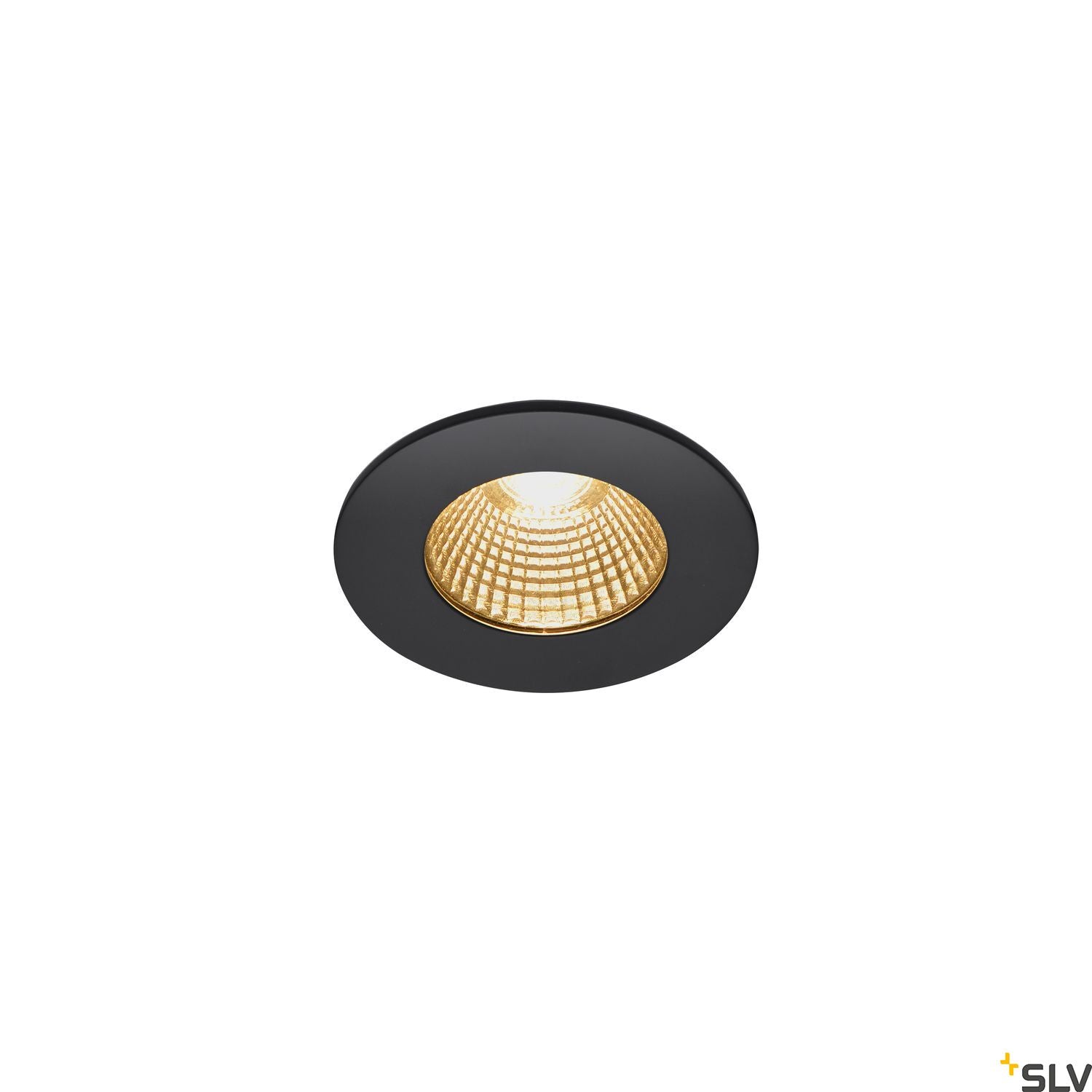 SLV PATTA-I, LED outdoor recessed ceiling light, round DL IP65 black 1800-3000K 1002098