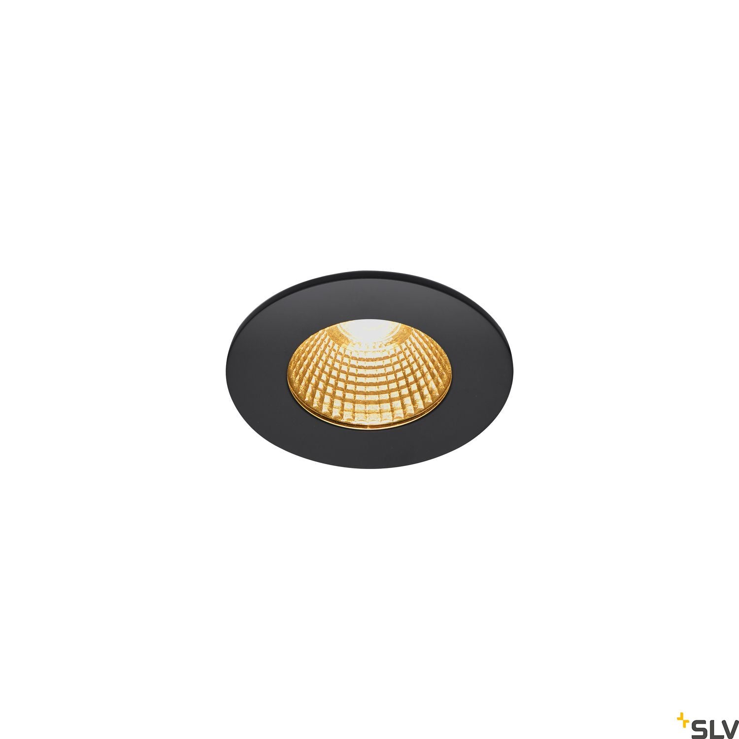 SLV PATTA-I, LED outdoor recessed ceiling light, round DL IP65 black 1800-3000K 1002098