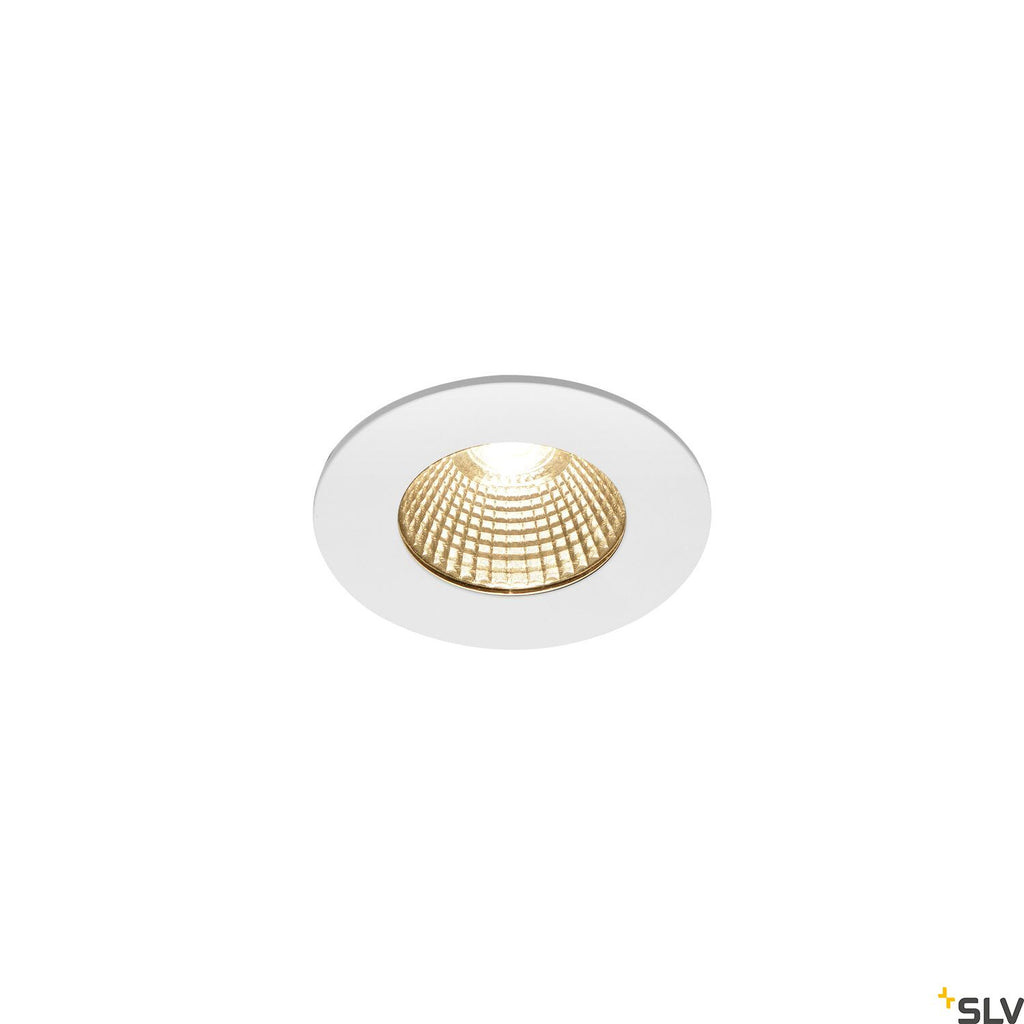 SLV PATTA-I, LED outdoor recessed ceiling light, round DL IP65 white 1800-3000K 1002099