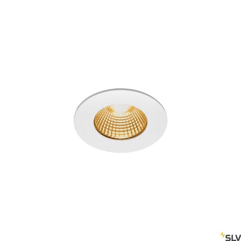 SLV PATTA-I, LED outdoor recessed ceiling light, round DL IP65 white 1800-3000K 1002099