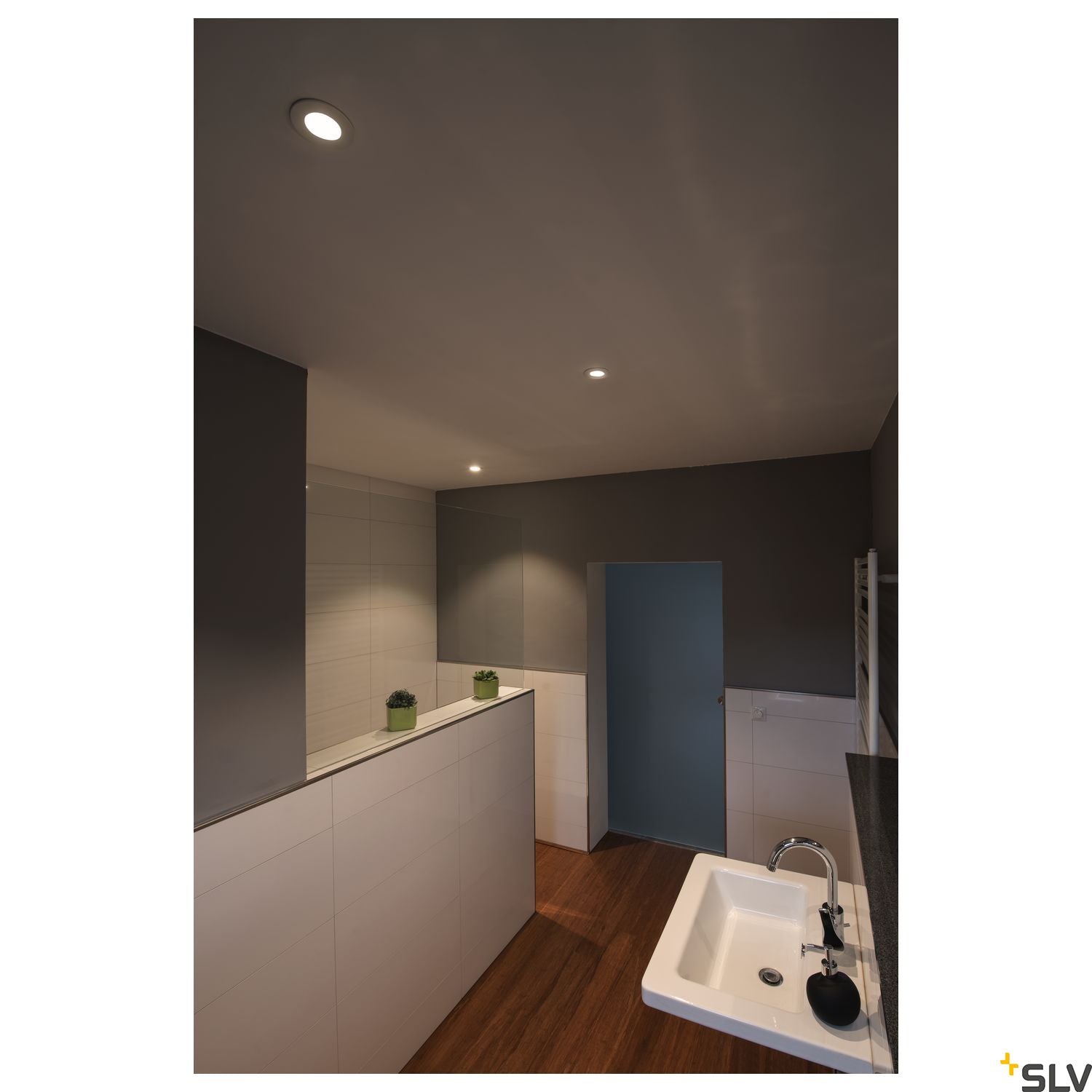 SLV PATTA-I, LED outdoor recessed ceiling light, round DL IP65 white 1800-3000K 1002099