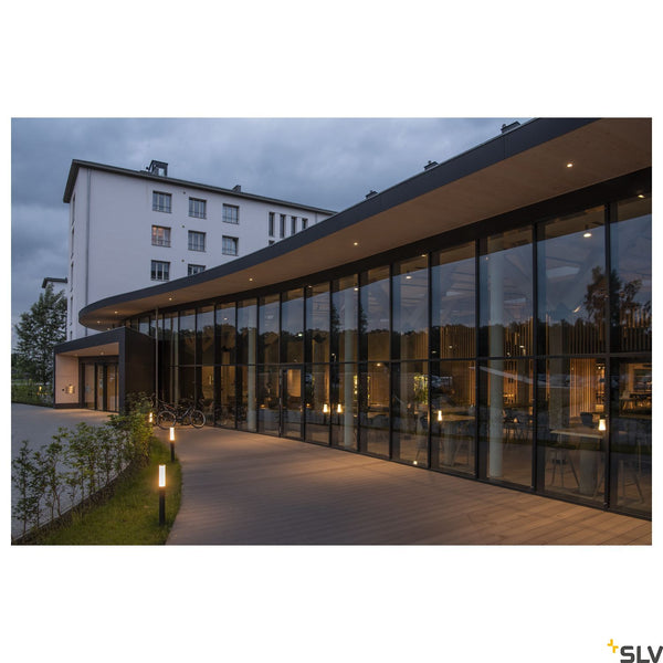 SLV PATTA-I, LED Outdoor recessed ceiling light, round DL IP65 silver 1800-3000K 1002100