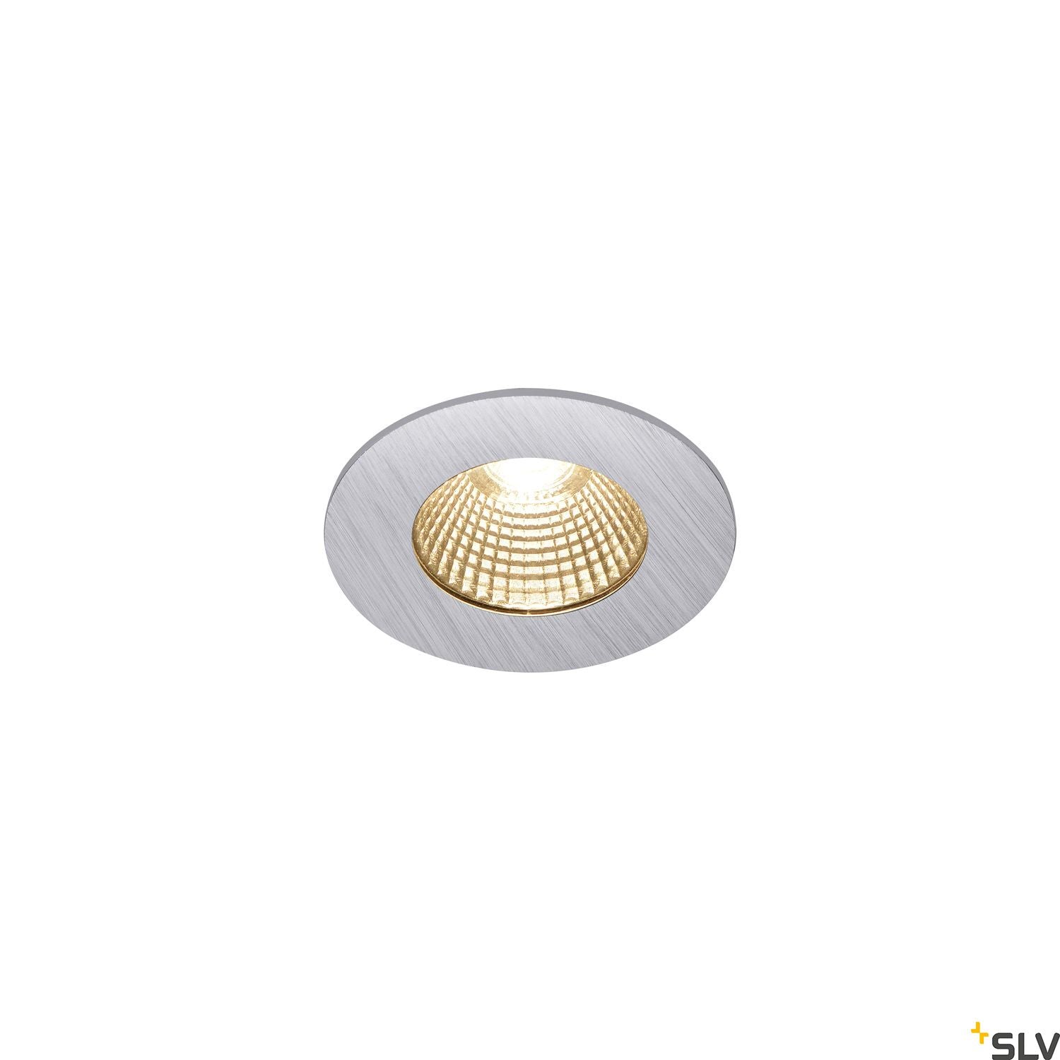 SLV PATTA-I, LED Outdoor recessed ceiling light, round DL IP65 silver 1800-3000K 1002100