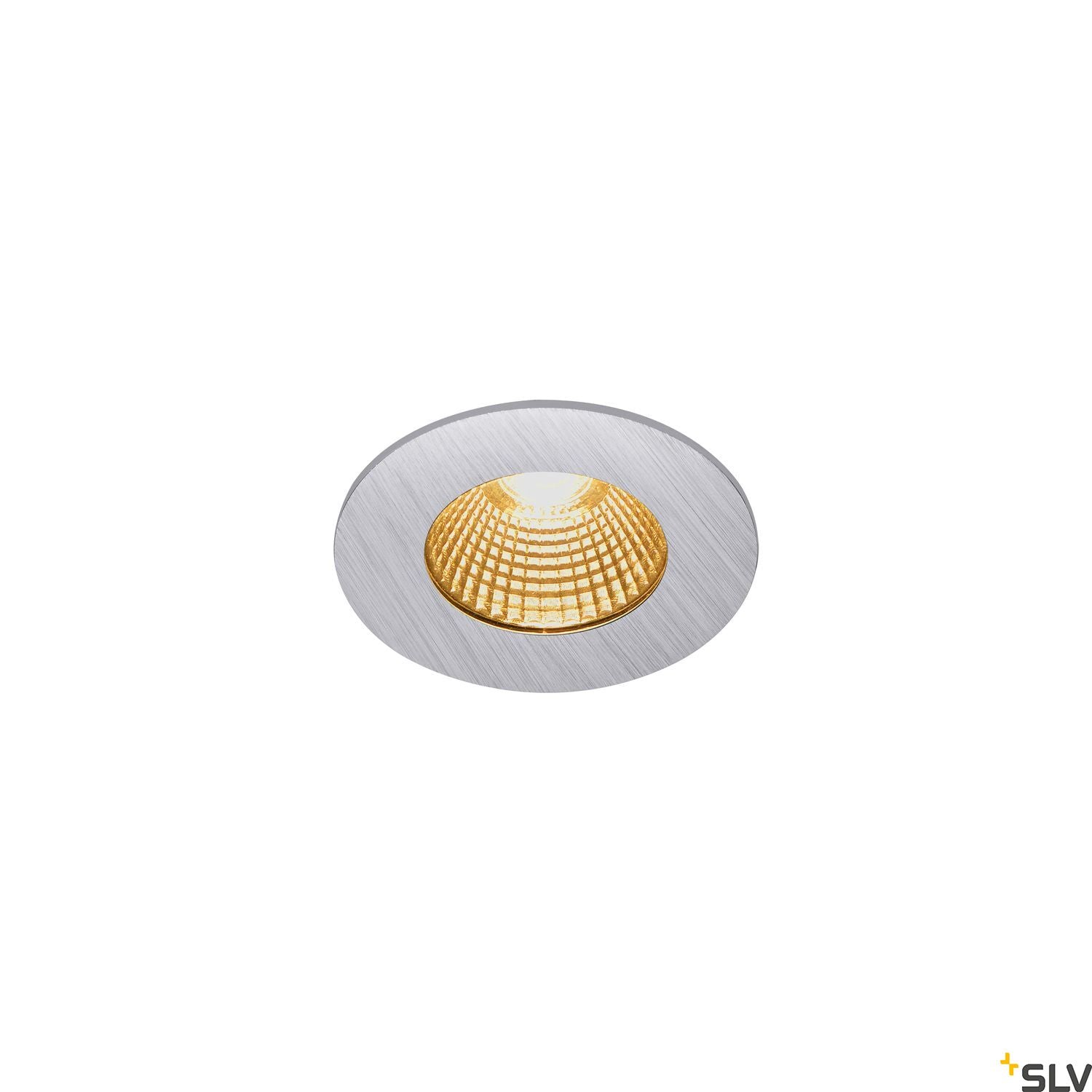 SLV PATTA-I, LED Outdoor recessed ceiling light, round DL IP65 silver 1800-3000K 1002100
