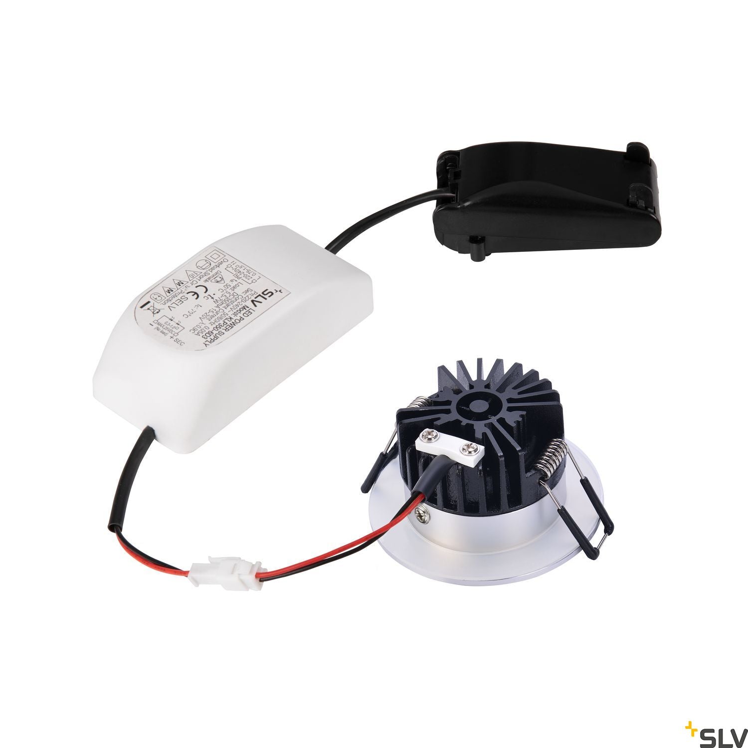 SLV PATTA-I, LED Outdoor recessed ceiling light, round DL IP65 silver 1800-3000K 1002100