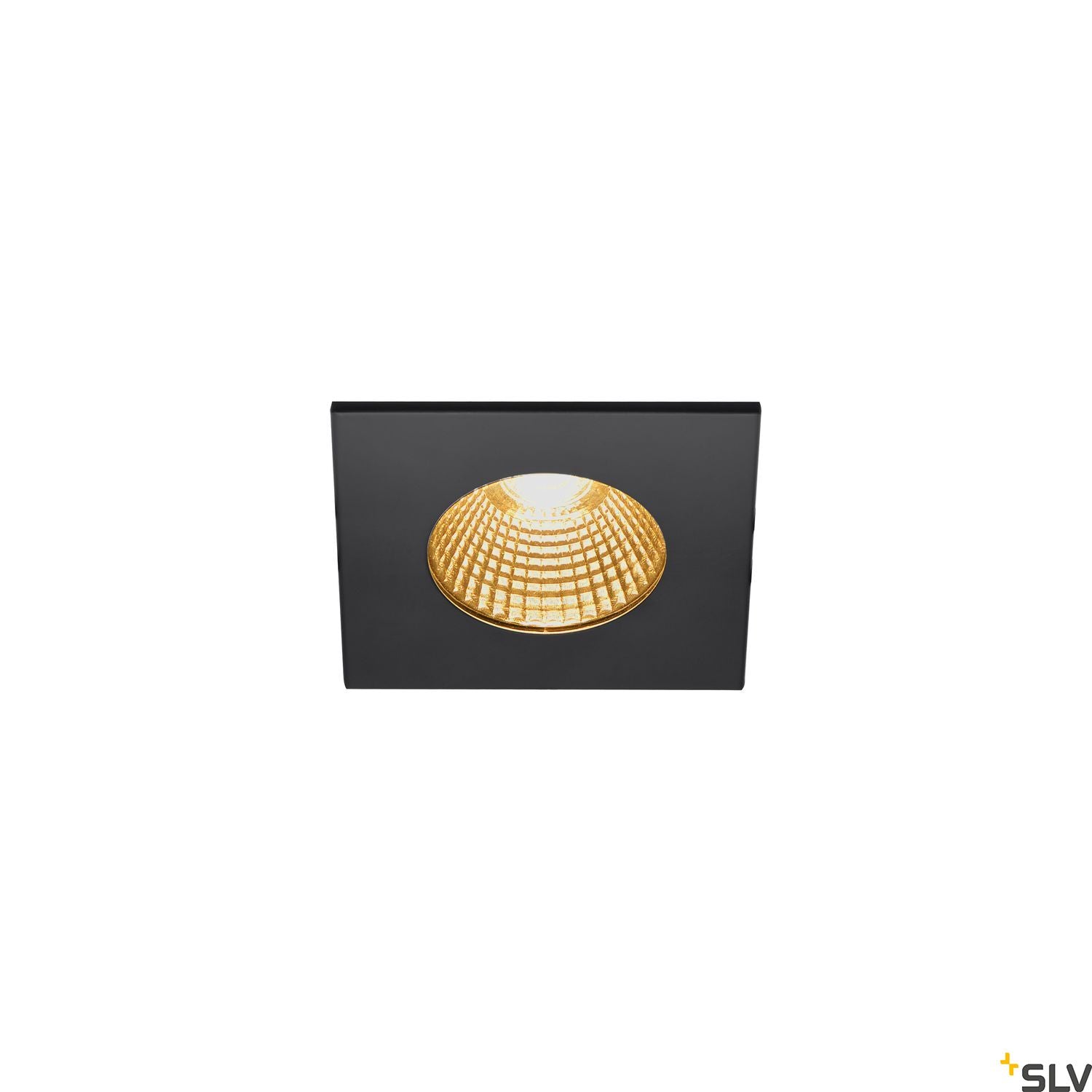 SLV PATTA-I, LED outdoor recessed ceiling light, angular DL IP65 black 1800-3000K 1002101