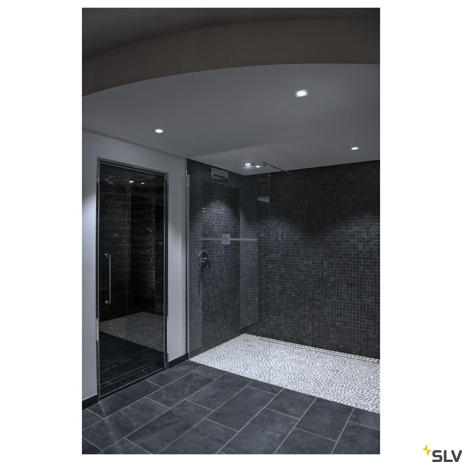 SLV PATTA-I, LED outdoor recessed ceiling light, angular DL IP65 white 1800-3000K 1002102