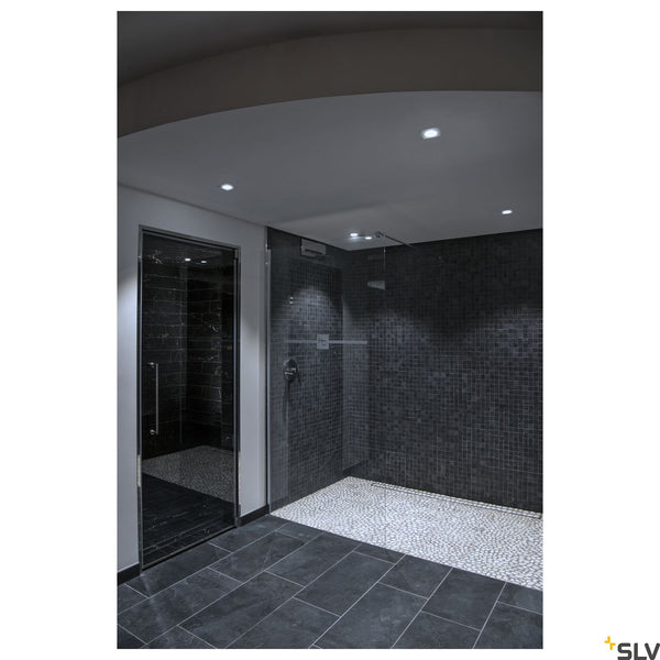 SLV PATTA-I, LED outdoor recessed ceiling light, angular DL IP65 white 1800-3000K 1002102
