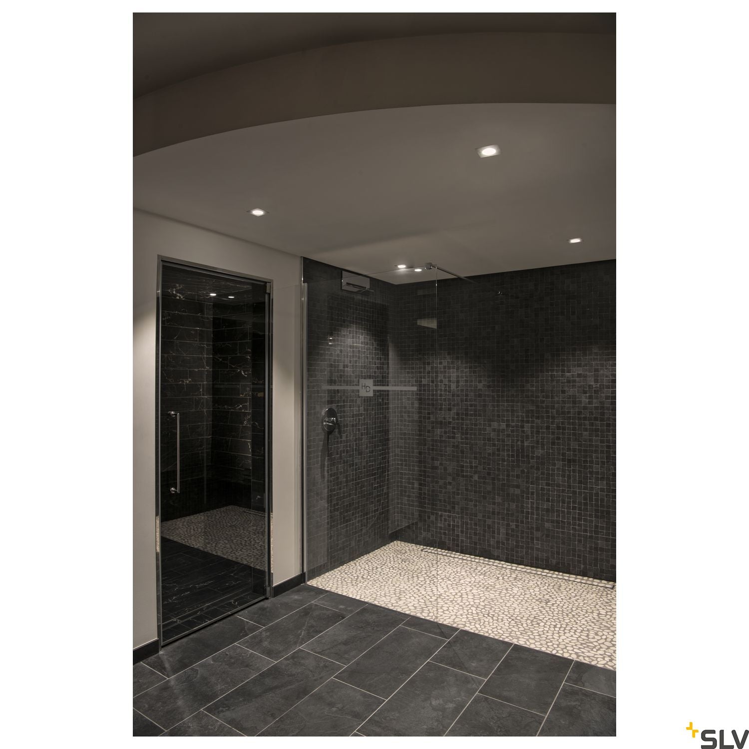 SLV PATTA-I, LED outdoor recessed ceiling light, angular DL IP65 white 1800-3000K 1002102