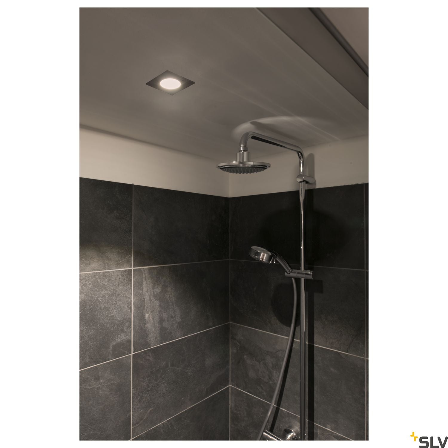 SLV PATTA-I, LED outdoor recessed ceiling light, angular DL IP65 white 1800-3000K 1002102