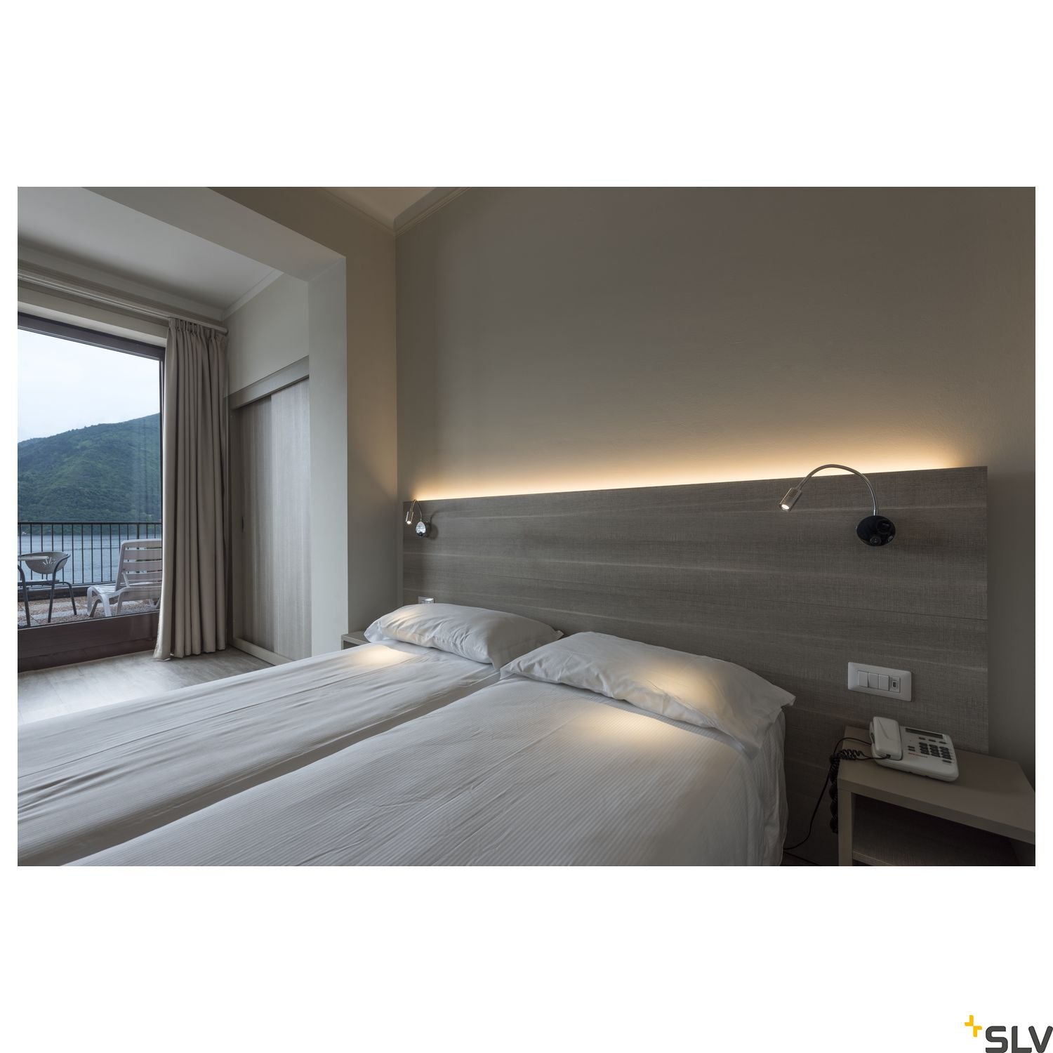 SLV GRAZIA 20 LED Recessed profile, 3m, white 1000497